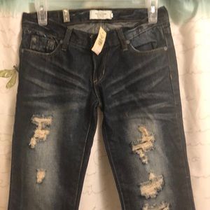 Abercrombie and Fitch Size 2 Destroyed Jeans